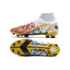 Nike Mercurial Superfly VIII Elite DF FG Ronaldo Blanco Rojo Azul Oro